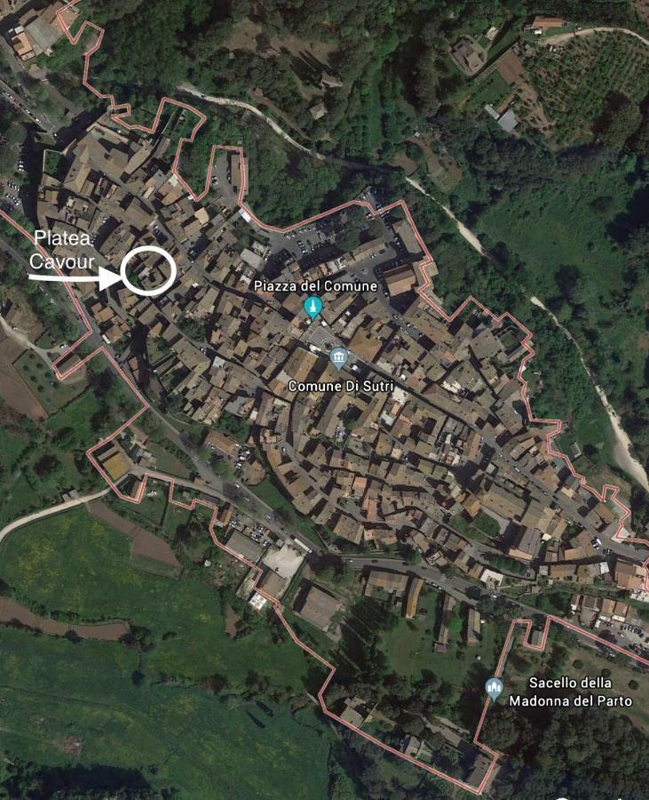 Platea Cavour Villa Sutri Bagian luar foto